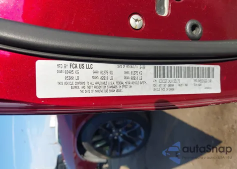 2020 Dodge Challenger R/T Scat Pack from USA, damaged, VIN 2C3CDZFJXLH135173